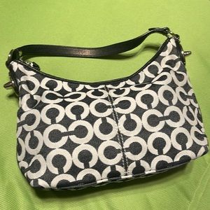 Coach Peyton Opt Art Top Handle Small Pouch Bag